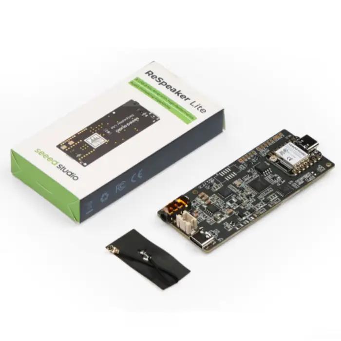 Kit d'assistant vocal ReSpeaker Lite ESPHome Home Assistant avec 2 micros pré-soudés XIAO ESP32S3, h