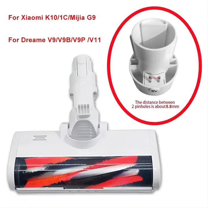 Tête de brosse électrique pour Xiaomi G10/K10 Xiaomi 1C Xiaomi Dreame V8/V9B/V9P/V11/G9, pièces d'as