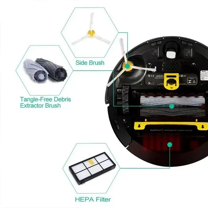 Pièces de rechange pour aspirateur iRobot Roomba série 800 900 860 870 880 890 966 980, brosse à rou