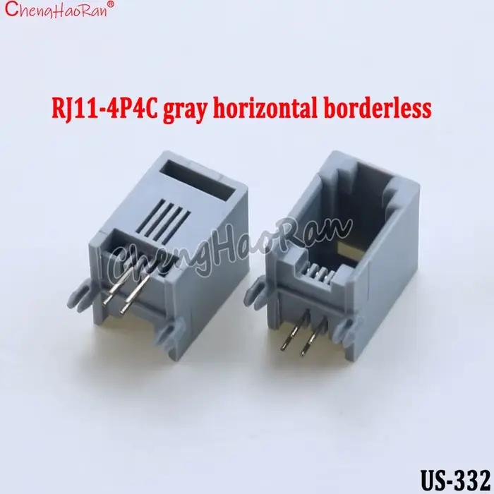 Connecteur de prise téléphonique RJ45 RJ12 RJ11, 2 pièces, 4P4C 6P2C 6P4C 6P6C 8P8C, prise femelle,