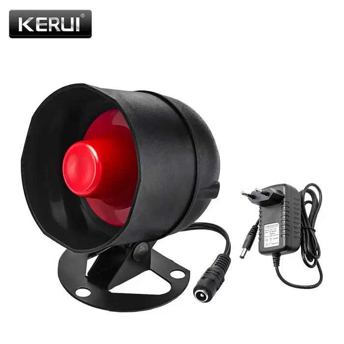 KERUI – système d'alarme de sécurité sans fil pour maison, sirène autonome, anti-cambriolage de Gara