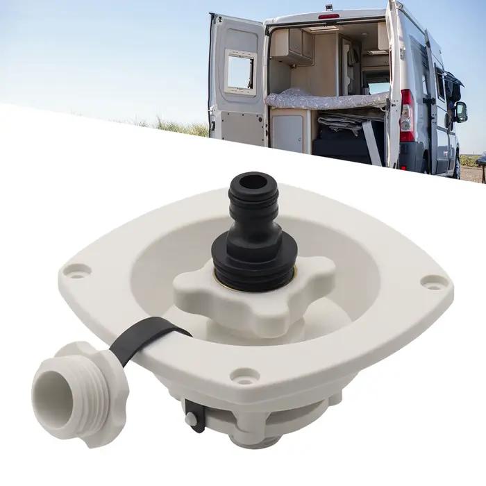 RV City – entrée de remplissage d'eau, clapet de contrôle intégré pour bateau, plat de remplissage d