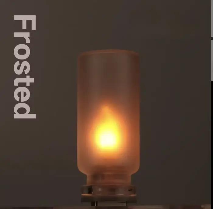 Ampoule LED Effet Flamme Scintillante USB Vintage – Lampe Décorative Ambiance Maison – Lumière Blanc