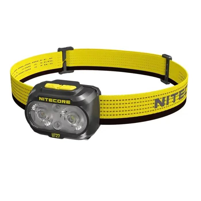 NITECORE UT27 lampe frontale Fusion Elite à double faisceau 800 lumens + projecteur à batterie recha