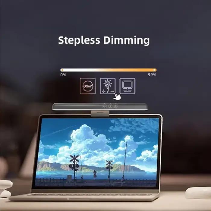 Écran LED lampe de bureau Protection des yeux gradation continue USB veilleuses ordinateur écran pin