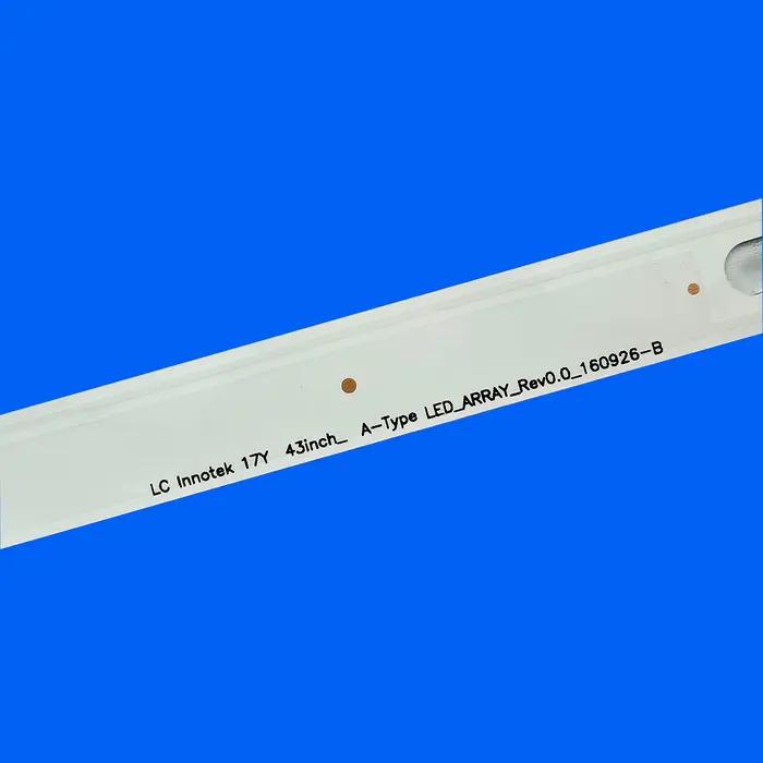 Bande de rétro-éclairage LED pour 17Y 43 pouces-Type A 43UJ6300 43UJ6307 43LJ594V HC430DUN 43UJ651V