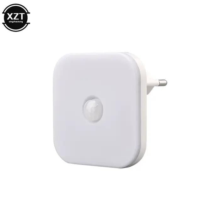 LED veilleuse US/EU Plug In capteur de mouvement intelligent lumière de nuit pour enfants lampe de n