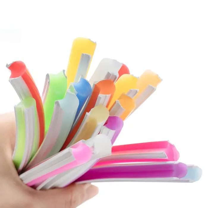 0.5-10m 6mm 8mm Silicone néon bande Tube pliable séparé nouvellement Flexible pour bricolage LED ens