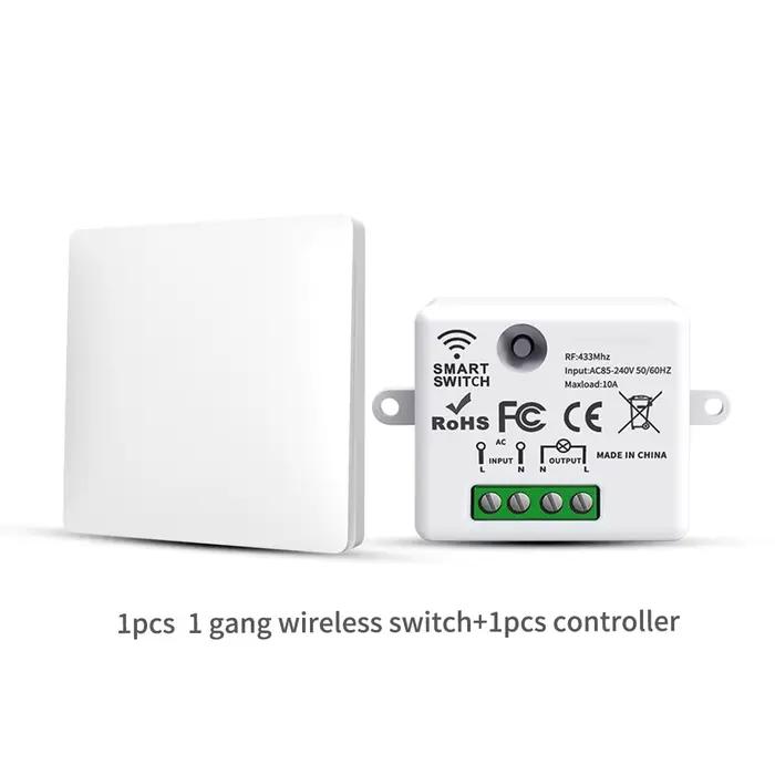 LVGEMSS-Joli Mural Intelligent Sans Fil RF433, Auto-62 lèvent Poussoirs, Panneaux Muraux, Télécomman