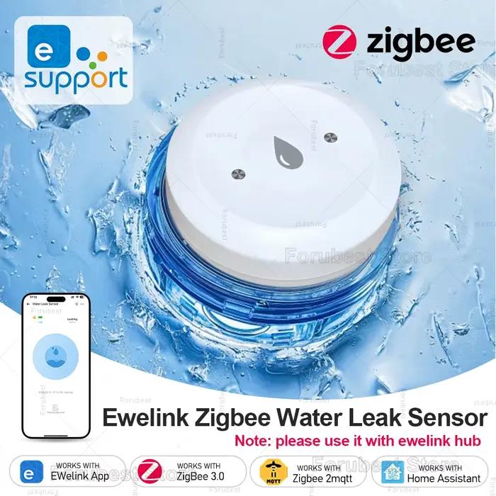 Ewelink Zigbee 3.0 capteur d'eau alarme détecteur de fuite d'eau alerte d'inondation système d'alarm
