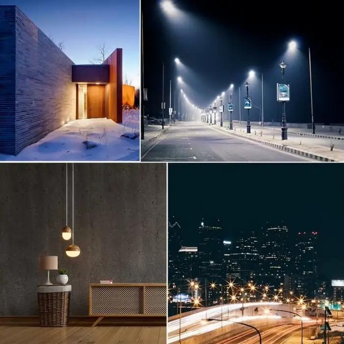 E27 LED crépuscule à l'aube ampoule 5W 7W 9W 12W capteur lumière extérieure AC 85-265V jour veilleus