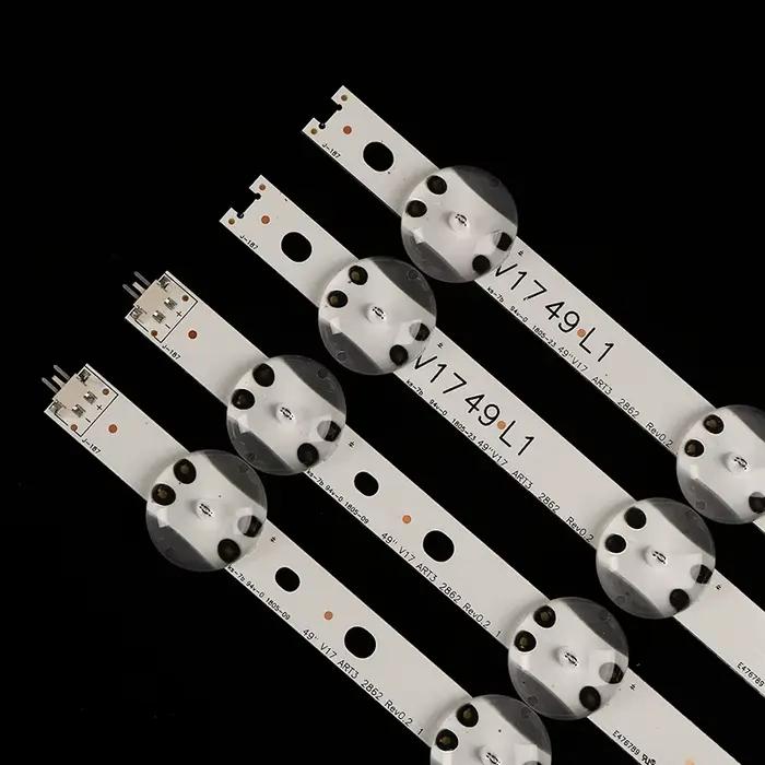Bande LED compatible avec LLG 49 V17 49UJ670V 49UV340C 49UJ6565 ART3 2862 2863 6916L-2862A 6916L-286