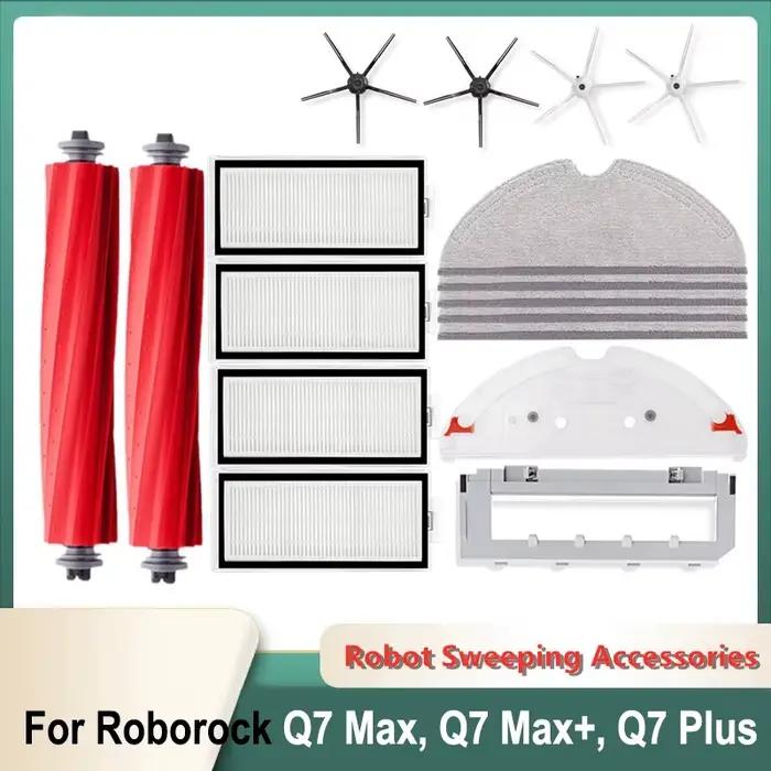 Filtre de remplacement pour aspirateur Xiaomi Roborock Q7 Max,Q7 Max +,Q7 Plus,T8, brosse latérale p