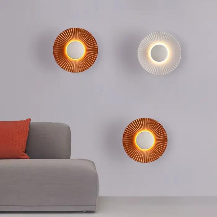 Moderne intérieur mur LED lampe salon chambre lampes de chevet créatif TV fond applique murale Loft