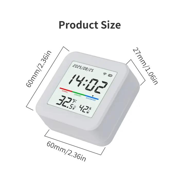 Capteur de température et d'humidité WiFi 2.4G, application Tuya pour maison intelligente, surveilla