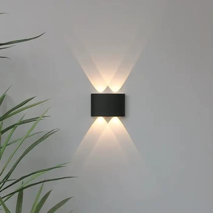 Mur LED Lumière Imperméable Extérieure Éclairage Intérieur IP65 AC86-265V 2w 4w pour Jardin Escalier