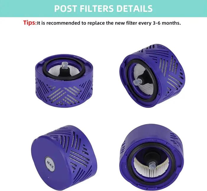 Filtre de remplacement pour aspirateur sans fil Dyson V6 Absolute Total Clean, filtres HEPA comparés