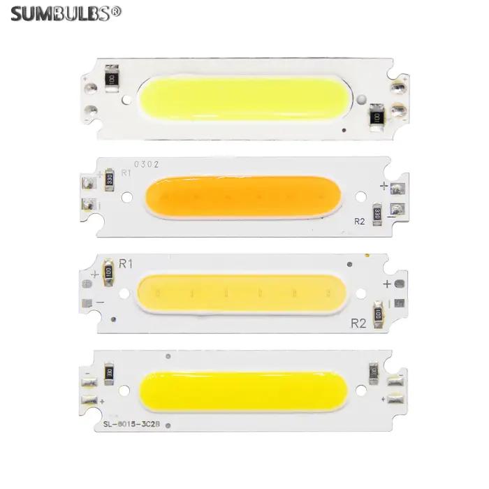 SUMBULBS 60*15mm LED COB bande Source de lumière pour Module Led 8 couleurs COB LED ampoule 12V DC 2