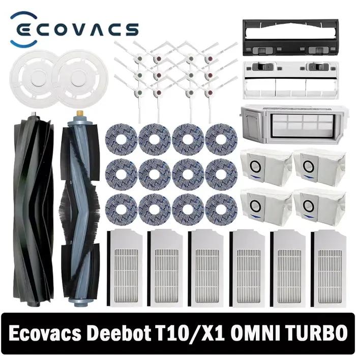Ecovacs Deebot X1 OMNI / T10 OMNI Robot aspirateur pièces de rechange, caoutchouc/brosse latérale, c