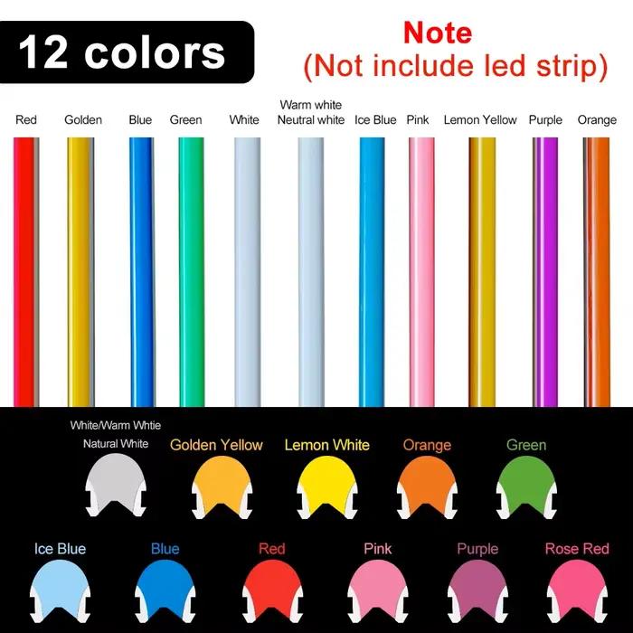 Bande Néon de Mathiation Flexible Pliable en Silicone, 12 Couleurs, DC12V 2835 SMD S Forme 120LED, D