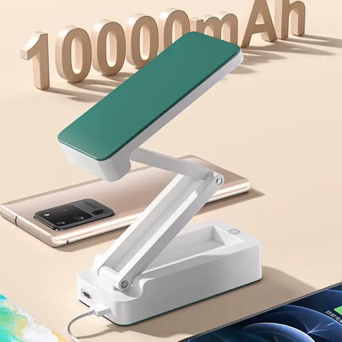 Lampe pliable Portable avec horloge Type de chargement USB lampe de bureau LED pliable économie d'én