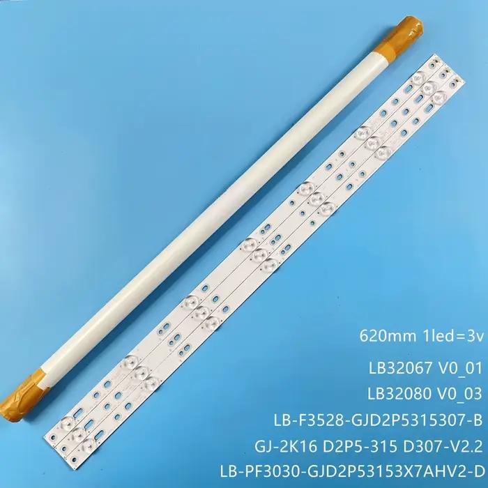 Éclairage TV 32PFS6402/12 32PFT4309/60 32PFT5300/60 barre LED bande de rétro-éclairage règle de lign