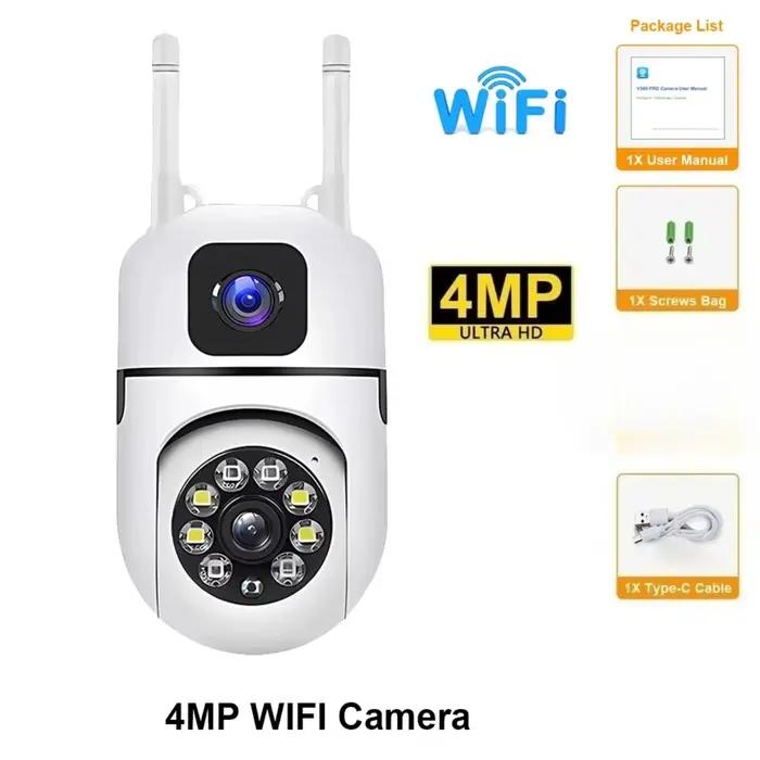 Caméra de sécurité WiFi SQCOM APP 6MP, caméra PTZ intérieure, détection de mouvement, suivi automati