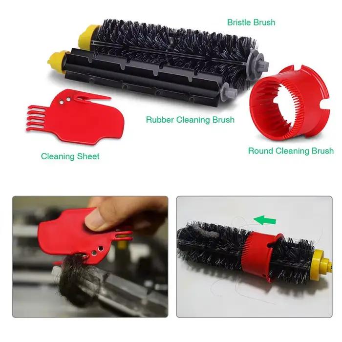 Pièces de brosse latérale principale pour aspirateur robot, filtre Hepa, iRobot Roomba, série 600, 5