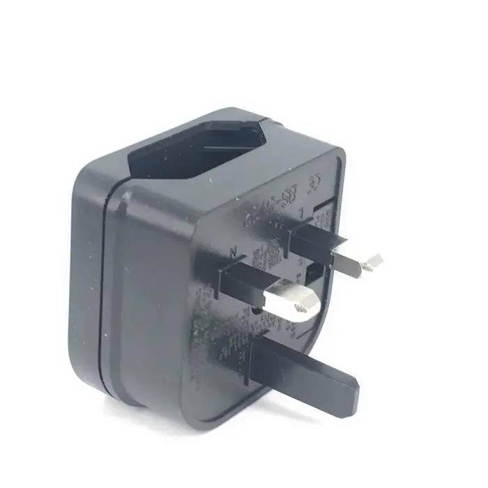 Adaptateur de prise Euro EU vers UK avec fusible 3A/5A/13A, adaptateur de voyage électrique britanni