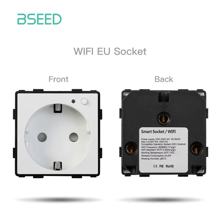 BSEED EU Stantzo Wifi prises électriques moniteur de puissance prises Tuya Smart Life Alexa App cont