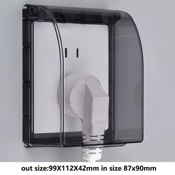 Couvercle étanche pour prise de courant, boîte anti-éclaboussures, boîte étanche pour salle de bain,