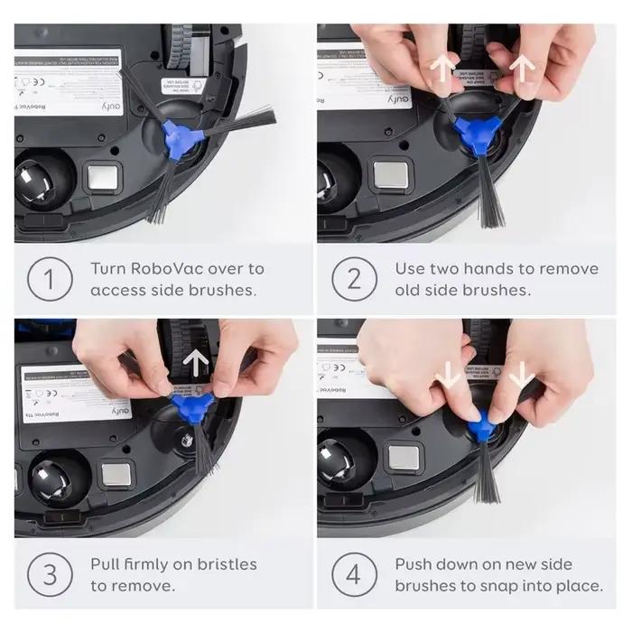 Compatible avec Eufy Robovac 11S Plus 35C 30 30C 15C 12 25C Aspirateur Robotique Rouleau Principal B