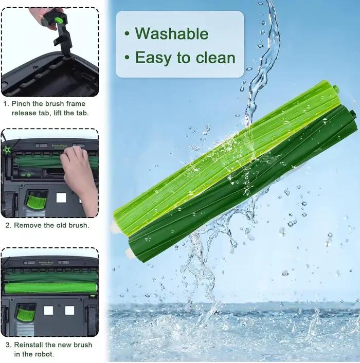 Brosse à rouleau en caoutchouc pour aspirateur iRobot Roomba S9 (9150) S9 + S9 Plus (9550) série S,