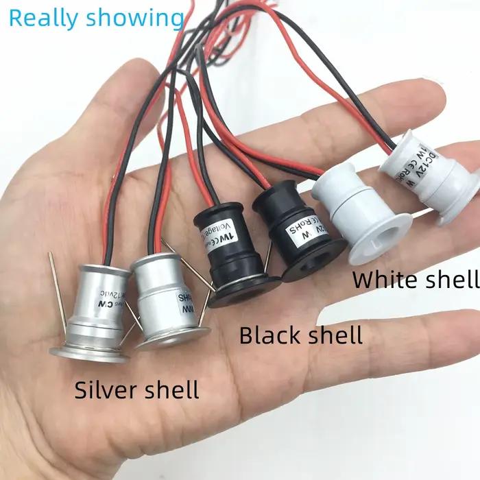 Mini Downlight LED 12V 15mm encastré petit Spot plafonnier cuisine escalier extérieur IP65 1W projec