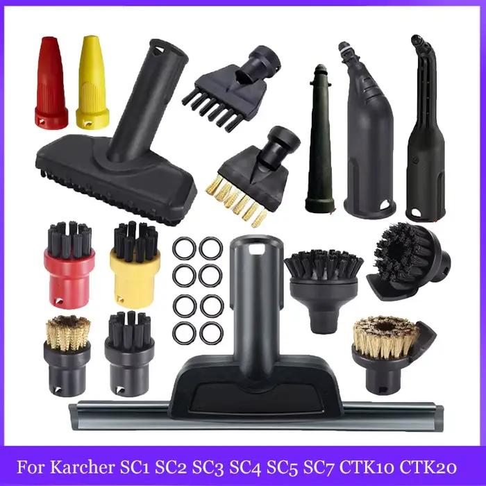 Tête de brosse à vapeur portative pour Karcher SC1 SC2 SC3 SC4 SC5 SC7 CTK10 CTK20, buse puissante d