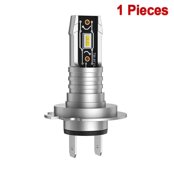 Ampoule LED H7 Canbus 1:1, mini format, blanc xénon, 30000Lm 6000K, sans ventilateur, sans fil, pour