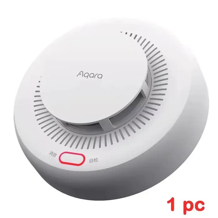 Détecteur de fumée Aqara ZigBee, alarme incendie intelligente, alerte sonore, application de sécurit