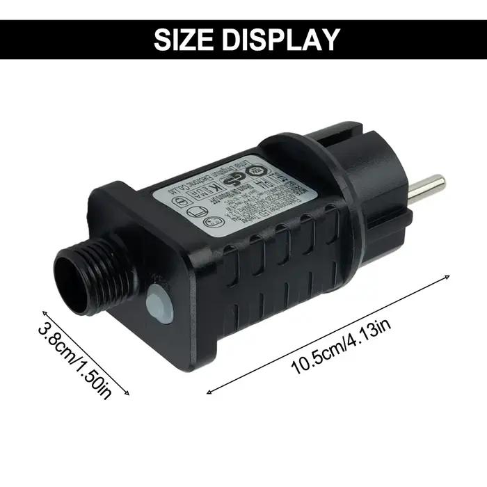 Adaptateur secteur transformateur chaîne lumières 6W 31V LED minuterie alimentation adaptateur secte