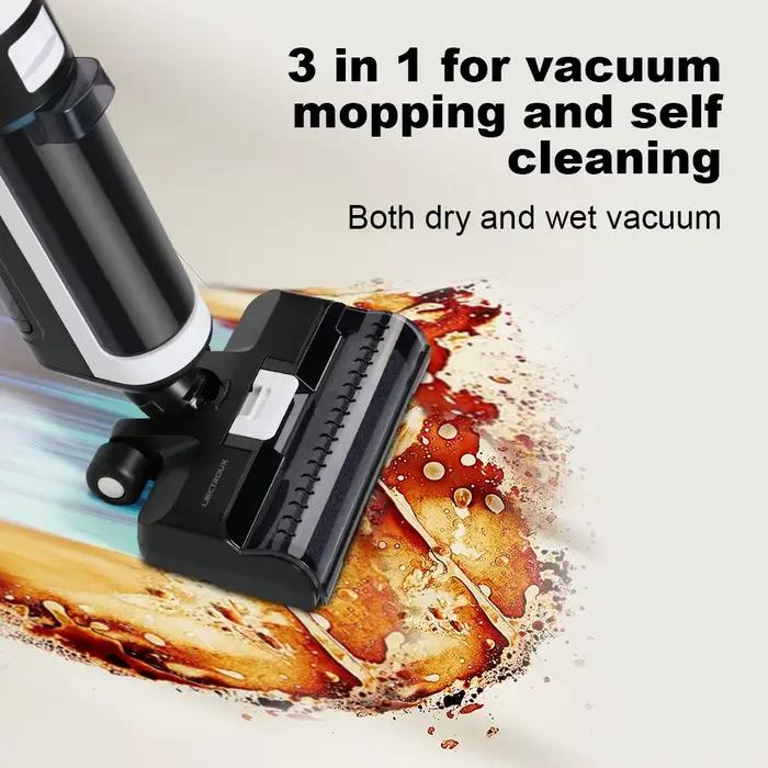 Aspirateur sans fil Liectroux i7 Pro pour le nettoyage humide et à sec, lavage intelligent pour la m