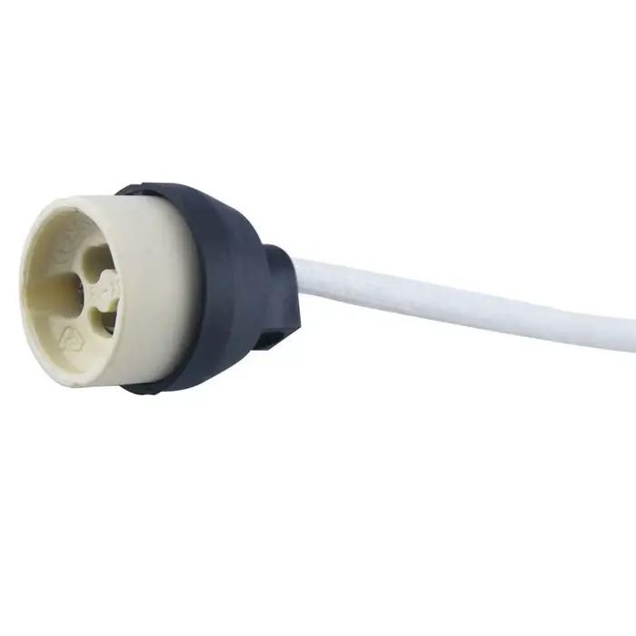 Adaptateur de connecteur de prise, 4 pièces, nouveau GU10 céramique LED/CFL/support de lampe halogèn