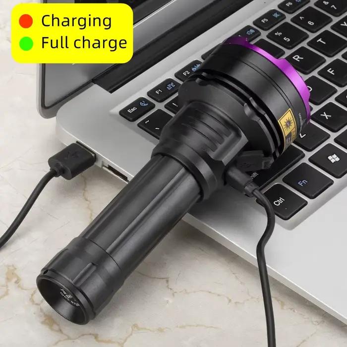 3 Led 30W 365nm/395nm lampe de poche UV haute puissance durcissement aux ultraviolets Scorpion miner