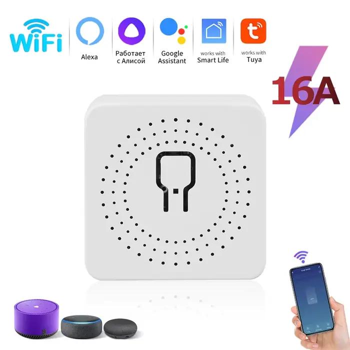 16A 20A Tuya WiFi commutateur intelligent contrôle bidirectionnel Mini disjoncteur intelligent fonct