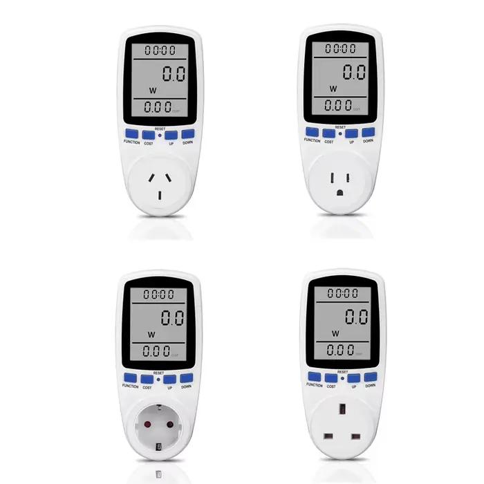 Prise de wattmètre de compteur de courant alternatif intelligent, prise de mesure de puissance, pris