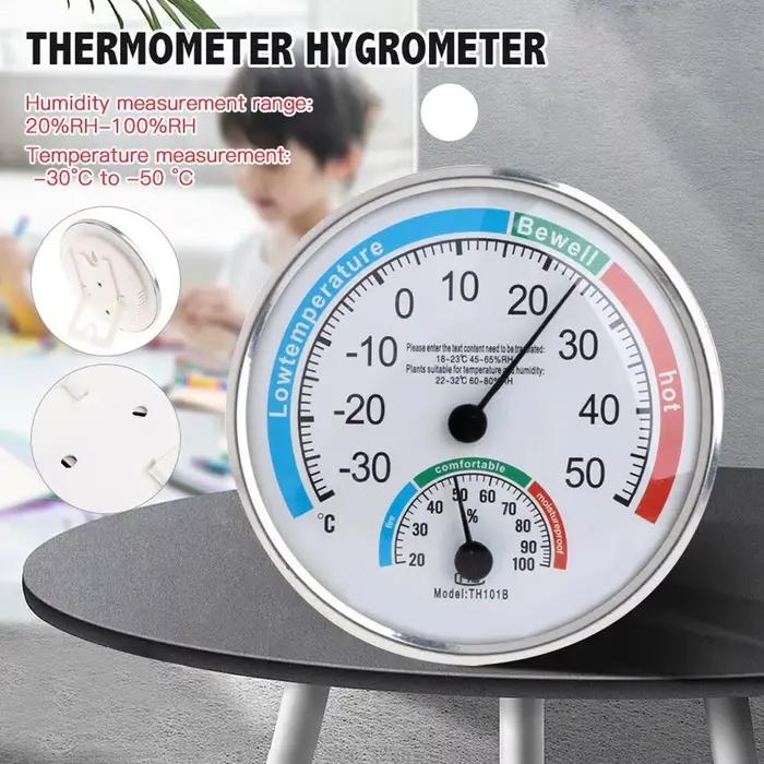 Thermo-hygromètre Thermo-Analogique, 1 Pièce, Contrôle de l'Humidité à l'Intérieur pour Bureau, Rest