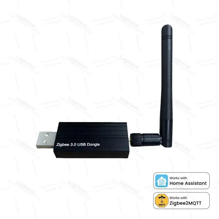 Zigbee 3.0 USB Dongle universel sans fil Zigbee passerelle Hub avec antenne Support Assistant domest