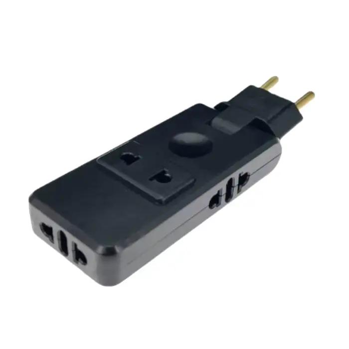 Adaptateur mural de prise électrique pivotante, prise ue 180 ° Adaptateurs de prise électrique rot