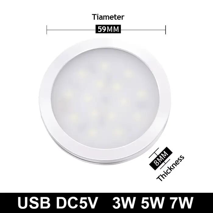 LED USB 5V LED sous armoire lumière modèle armoire vitrine étagère comptoir éclairage caravane campi