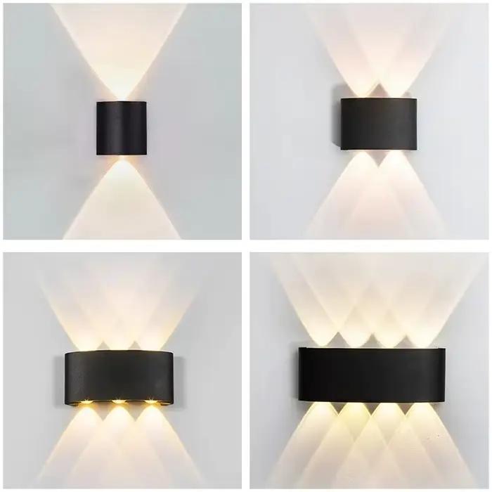 Mur LED Lumière Imperméable Extérieure Éclairage Intérieur IP65 AC86-265V 2w 4w pour Jardin Escalier