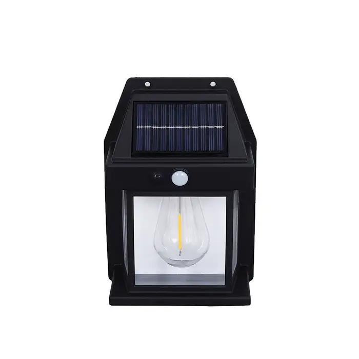 1/2/4/8 appliques murales solaires IP44 capteur de mouvement lanterne LED murale adaptée à l'éclaira