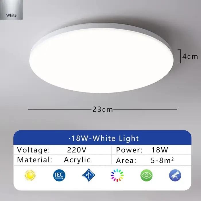 Plafond moderne à LEDs lumière étanche à la poussière trois preuves lumière cuisine chambre salle de